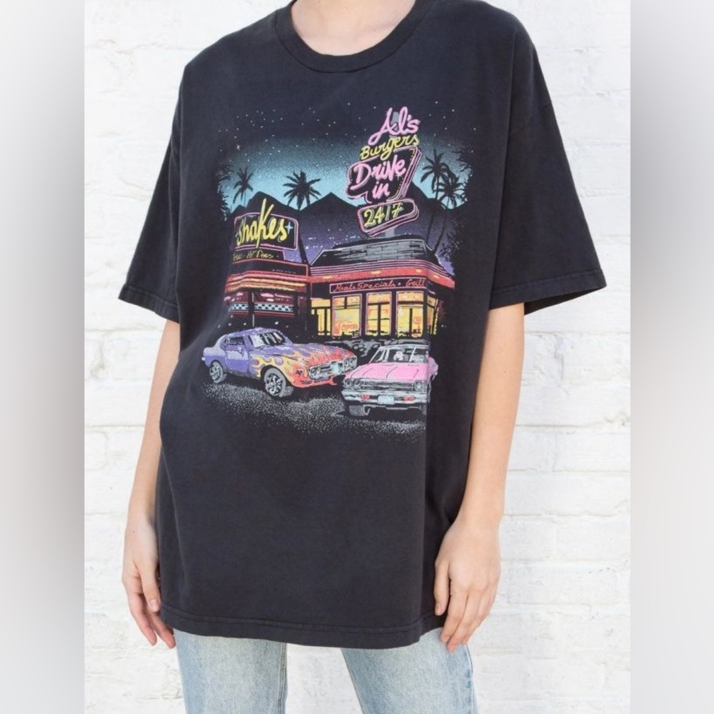 Brandy Melville Al’s Burgers Graphic Tee